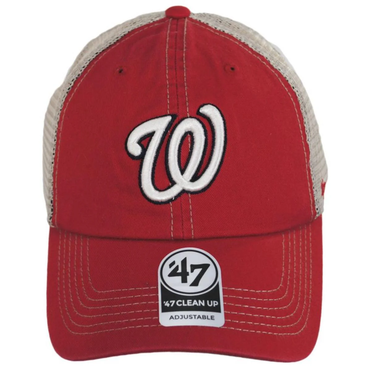 Washington Nationals Trawler 47 Mesh Clean Up Baseball Cap - Image 2