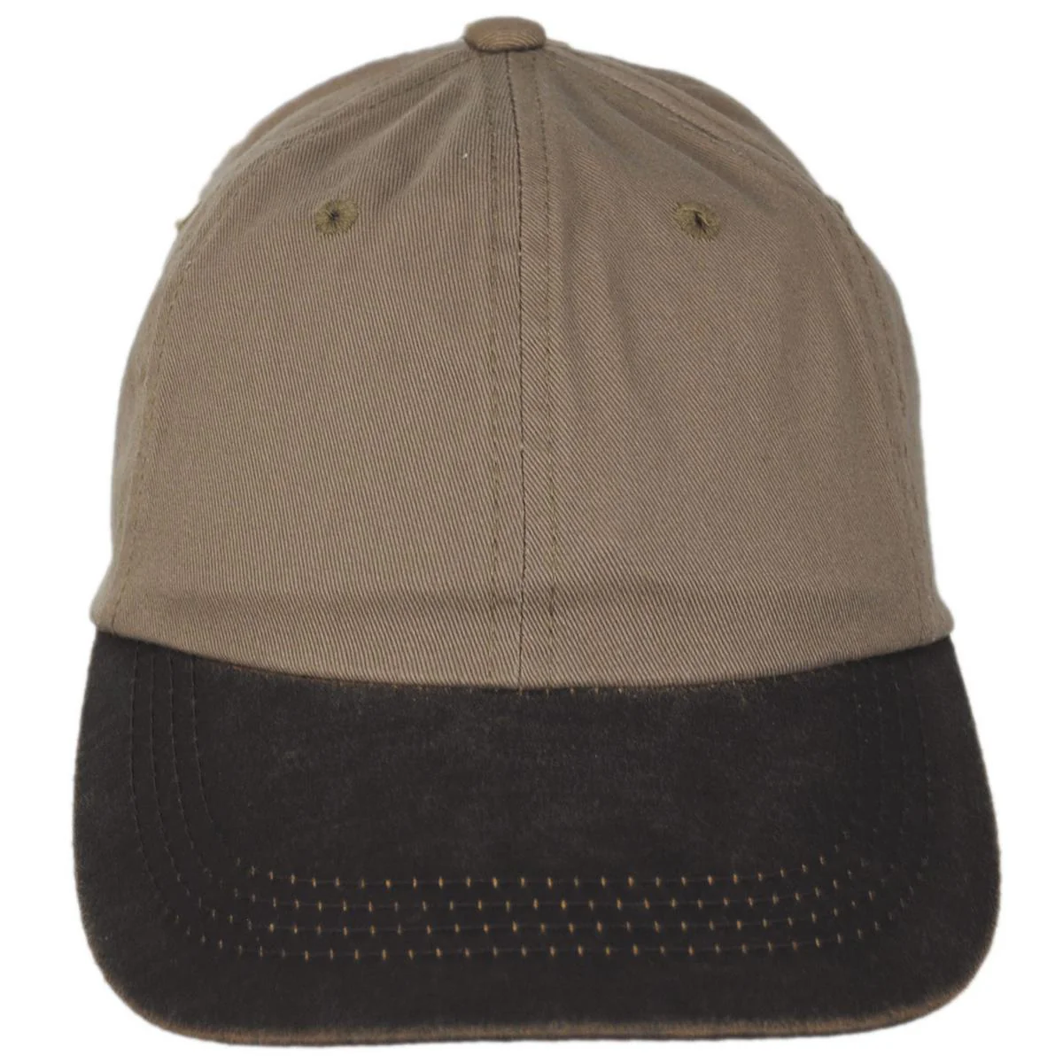 Weathered Cotton Bill Baseball Cap - Image 2