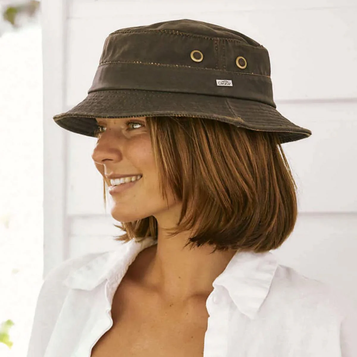 Weathered Cotton Bucket Hat - Image 4