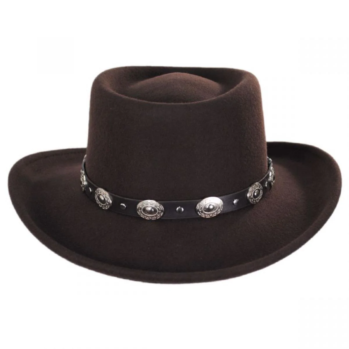 Western Wool Felt Gambler Hat - Image 6
