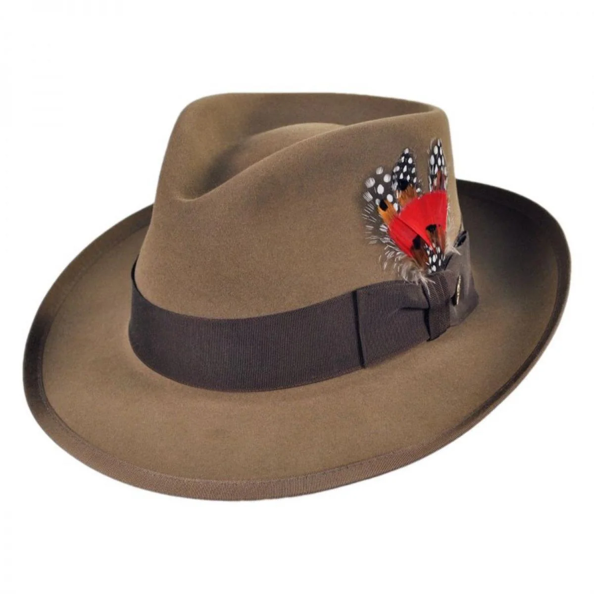 Whippet Fur Felt Fedora Hat