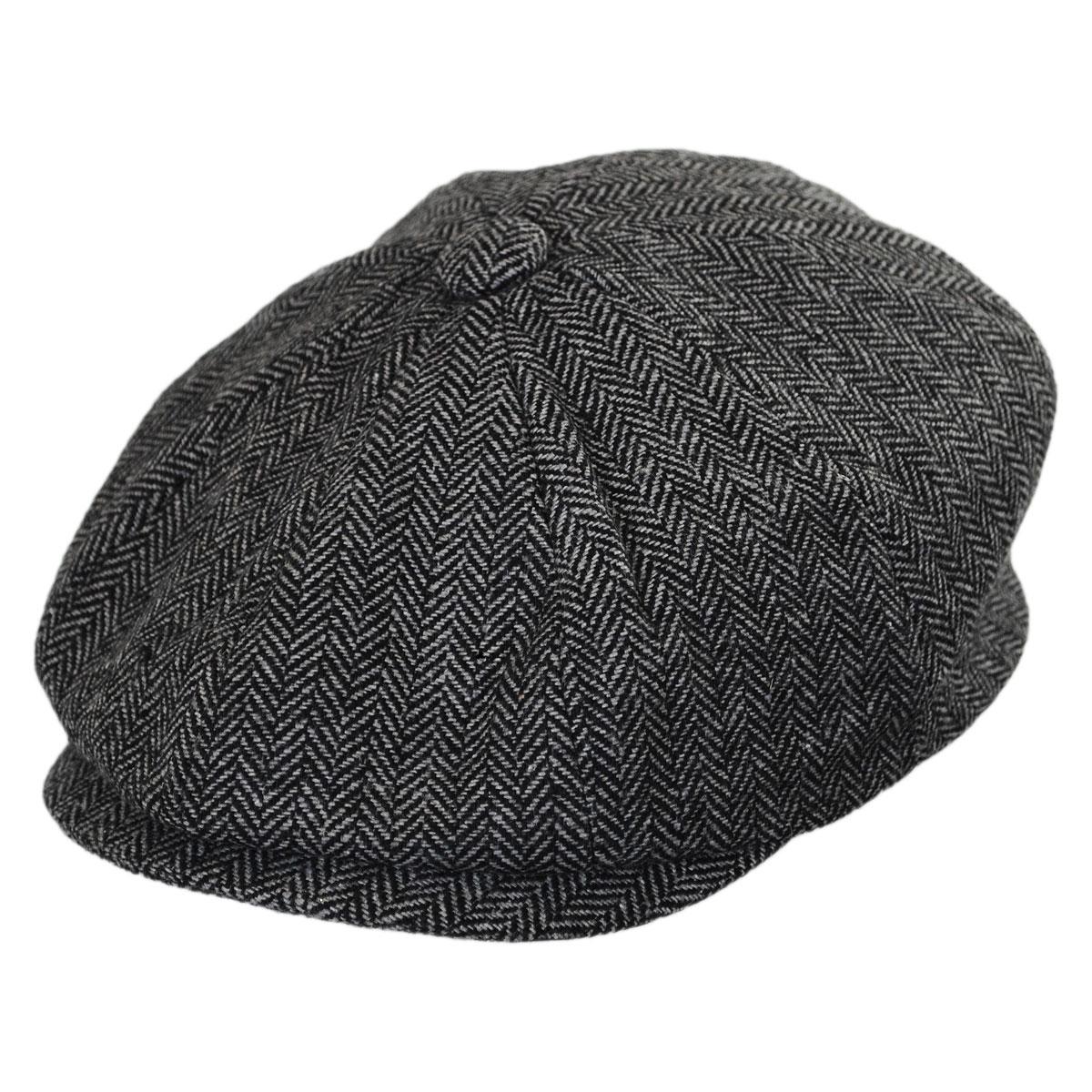 Wholesale Baby Herringbone Wool Blend Newsboy Cap B2B Pre-Pack - Image 2