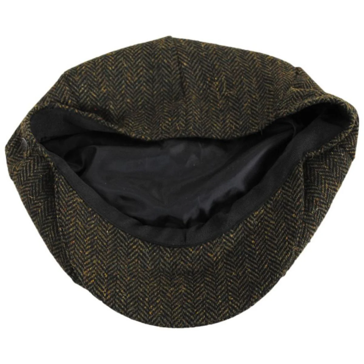 Wholesale Bird Rock Herringbone Wool Blend Newsboy Cap B2B Pre-Pack - Image 4