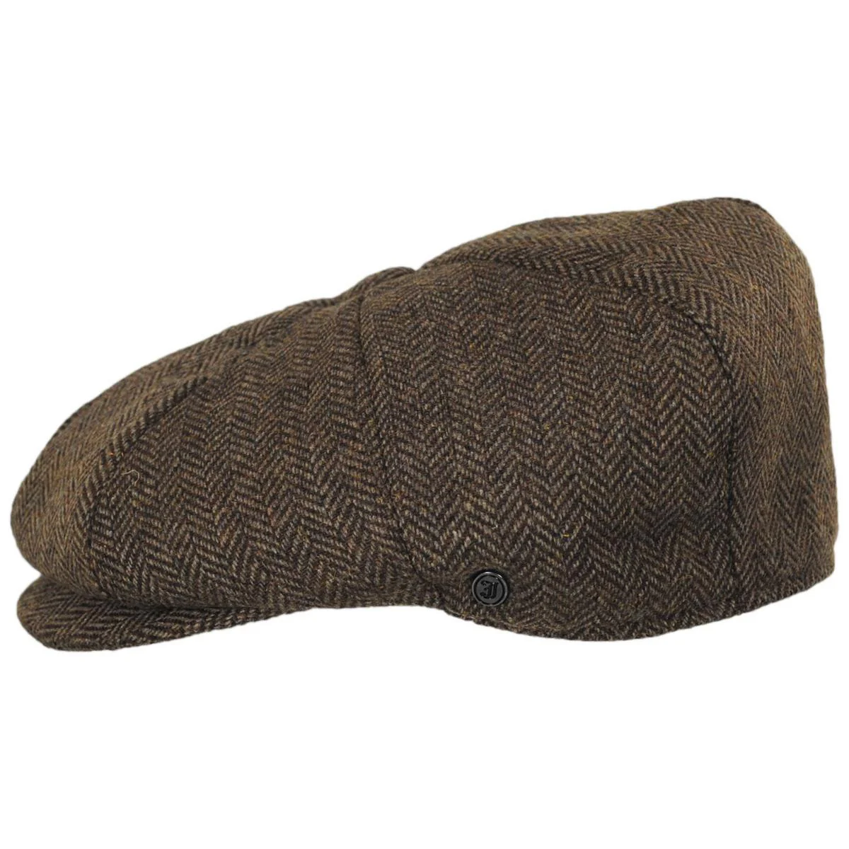 Wholesale Bird Rock Herringbone Wool Blend Newsboy Cap B2B Pre-Pack - Image 7