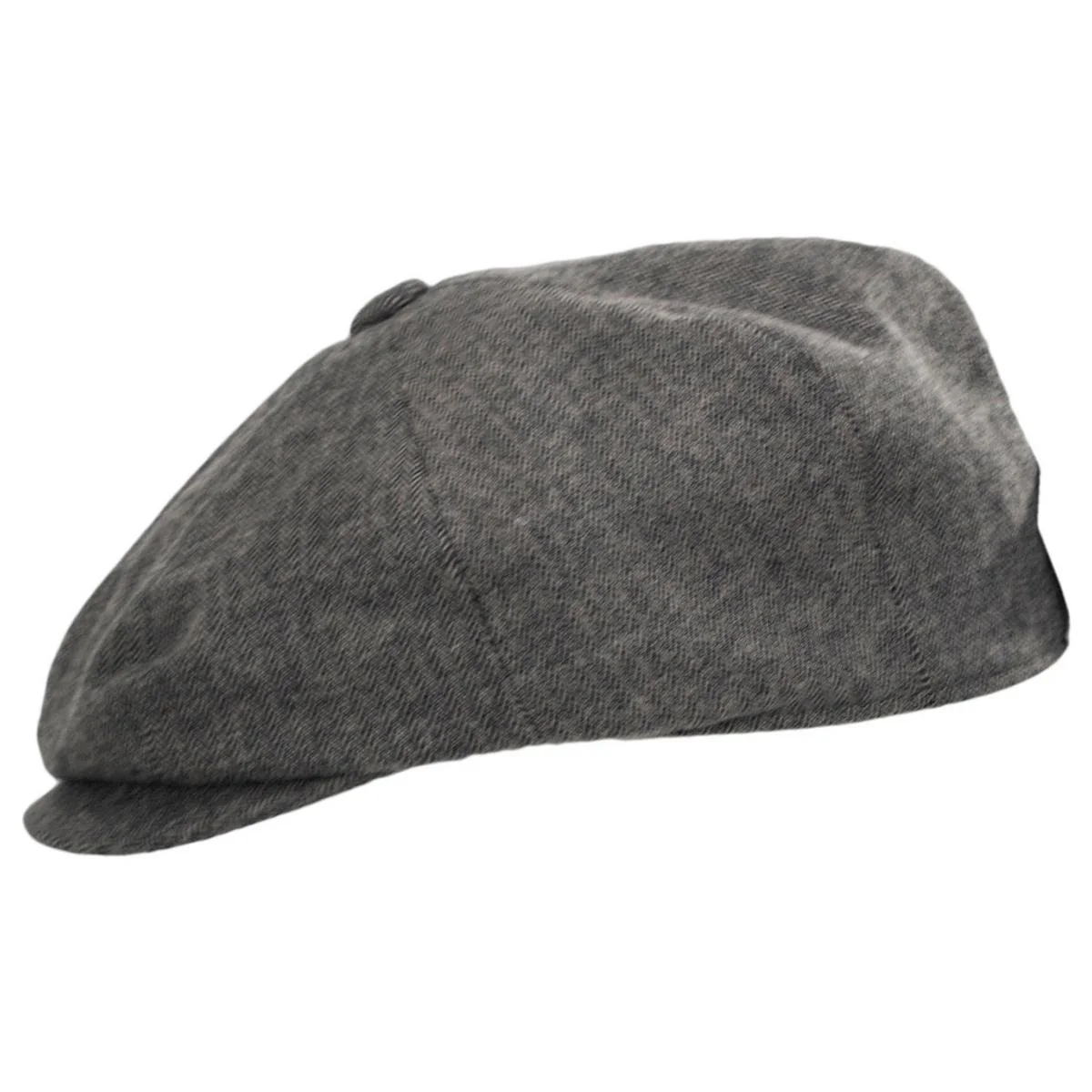 Wholesale Cardiff Cotton Herringbone Newsboy Cap B2B Pre-Pack - Image 3