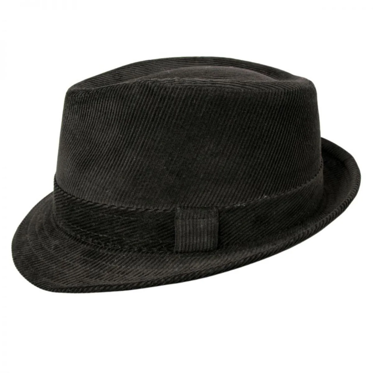 Wholesale Corduroy C-Crown Trilby Fedora Hat B2B Pre-Pack - Image 3