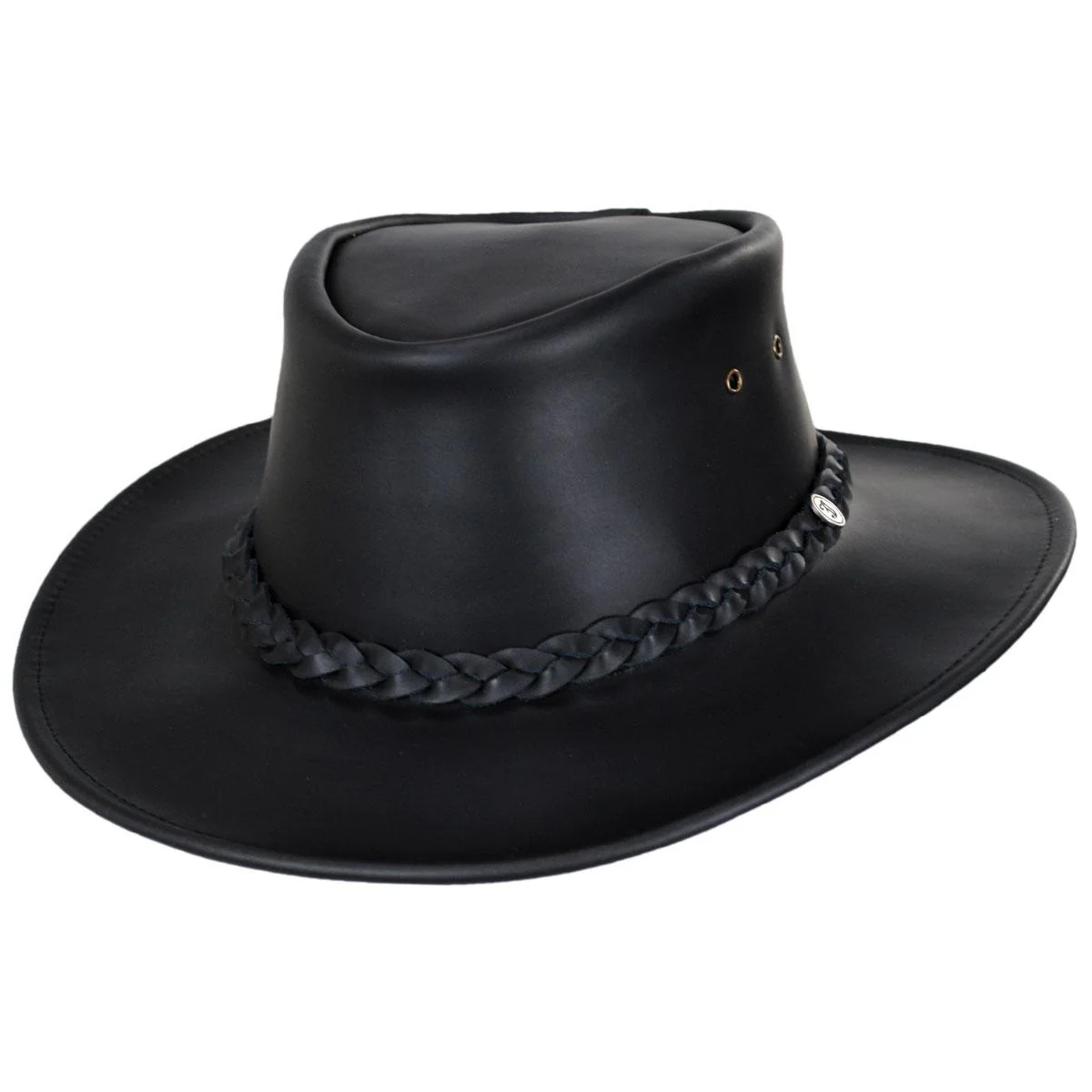 Wholesale Crusher Leather Outback Hat B2B Pre-Pack