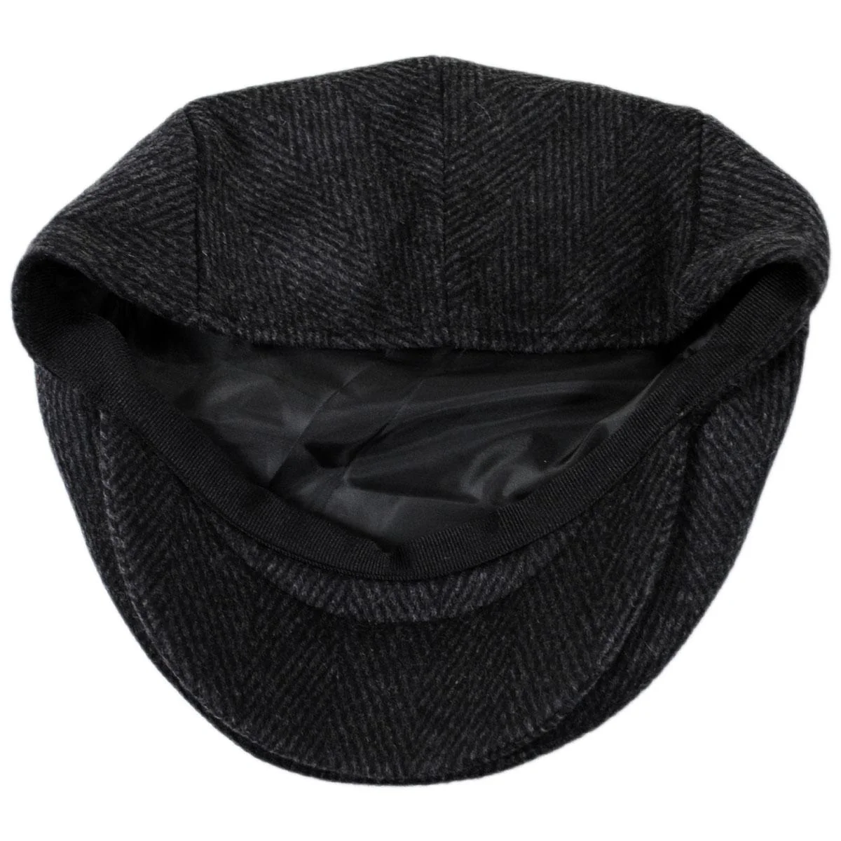 Wholesale Large Herringbone Wool Blend Ivy Cap B2B Pre-Pack - Image 4