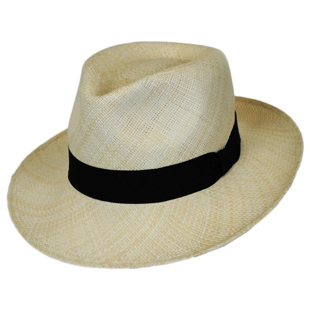 Wholesale Panama Straw C-Crown Fedora Hat B2B Pre-Pack