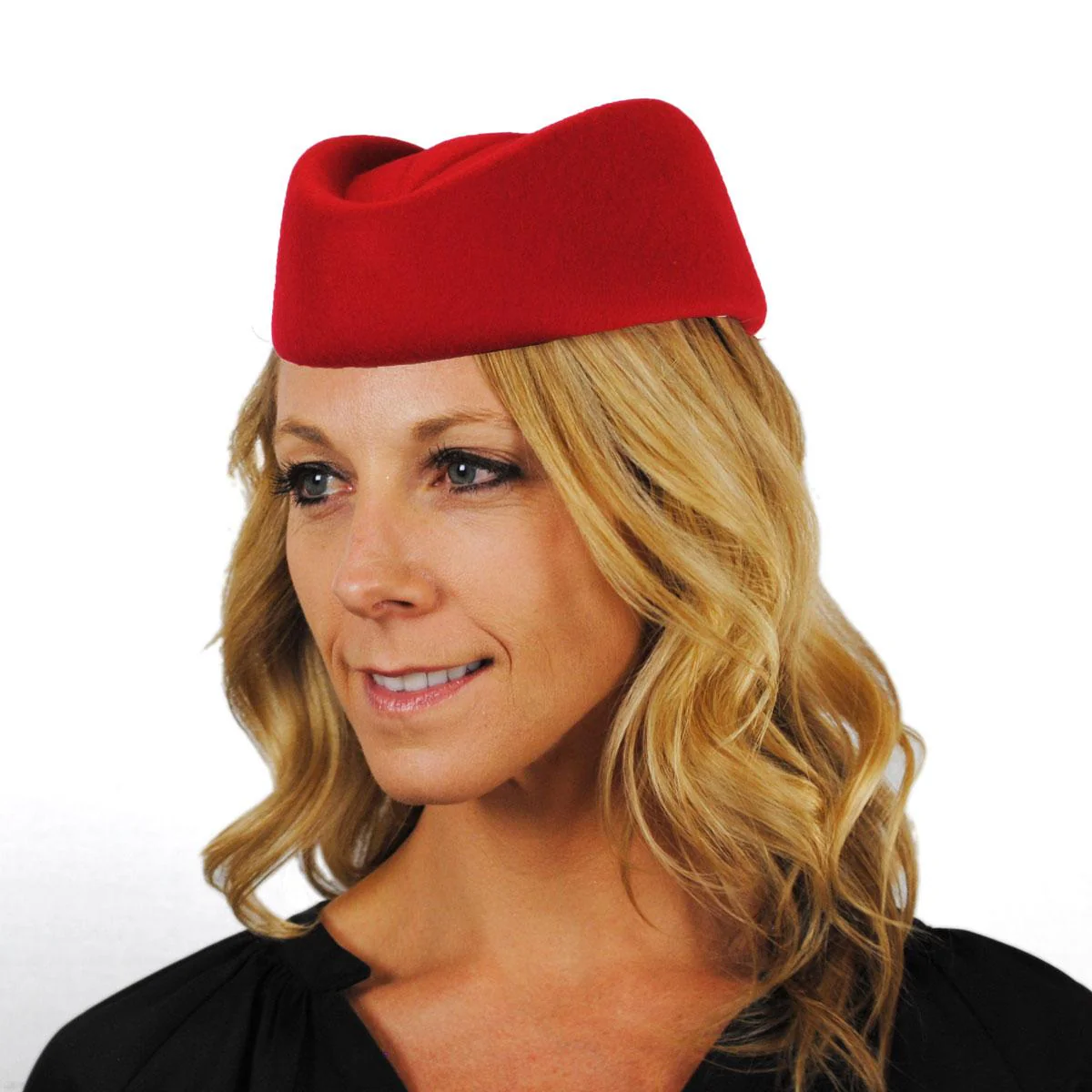 Wholesale Stewardess Wool Felt Pillbox Hat B2B Pre-Pack - Image 5