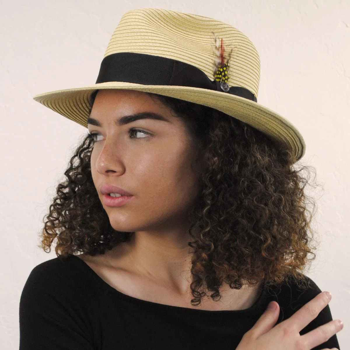 Wholesale Summer C-Crown Toyo Straw Fedora Hat B2B Pre-Pack - Image 7