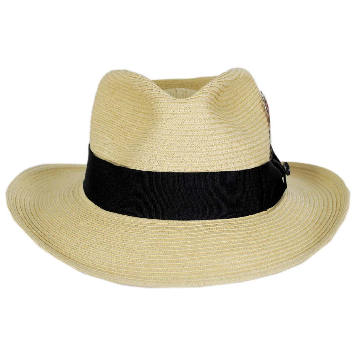 Wholesale Summer C-Crown Toyo Straw Fedora Hat B2B Pre-Pack - Image 8