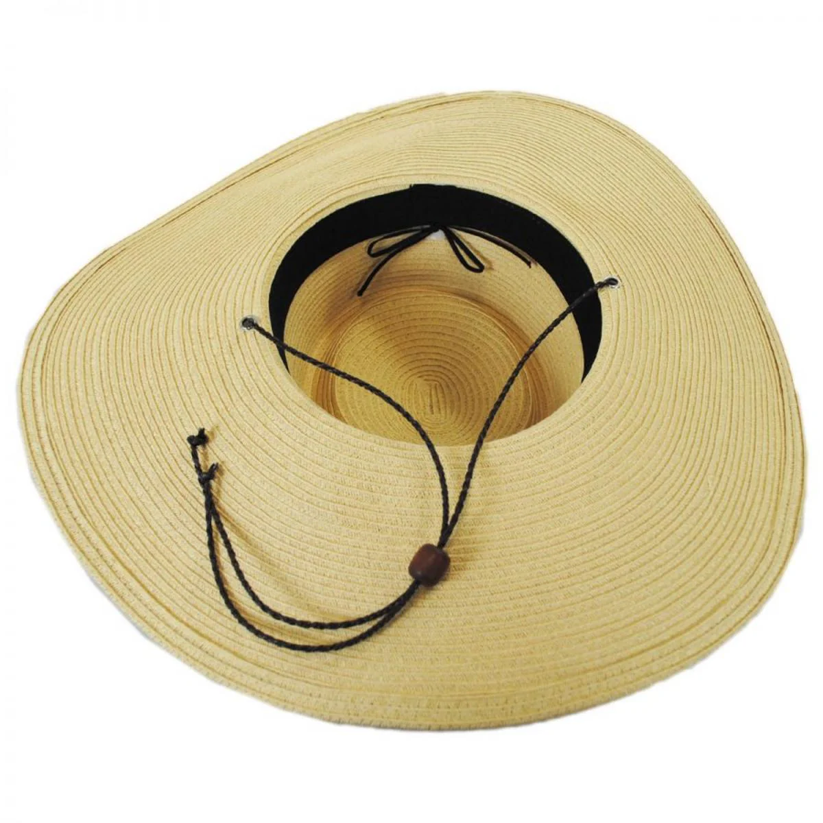 Wide Brim Toyo Straw Gambler Hat - Image 4