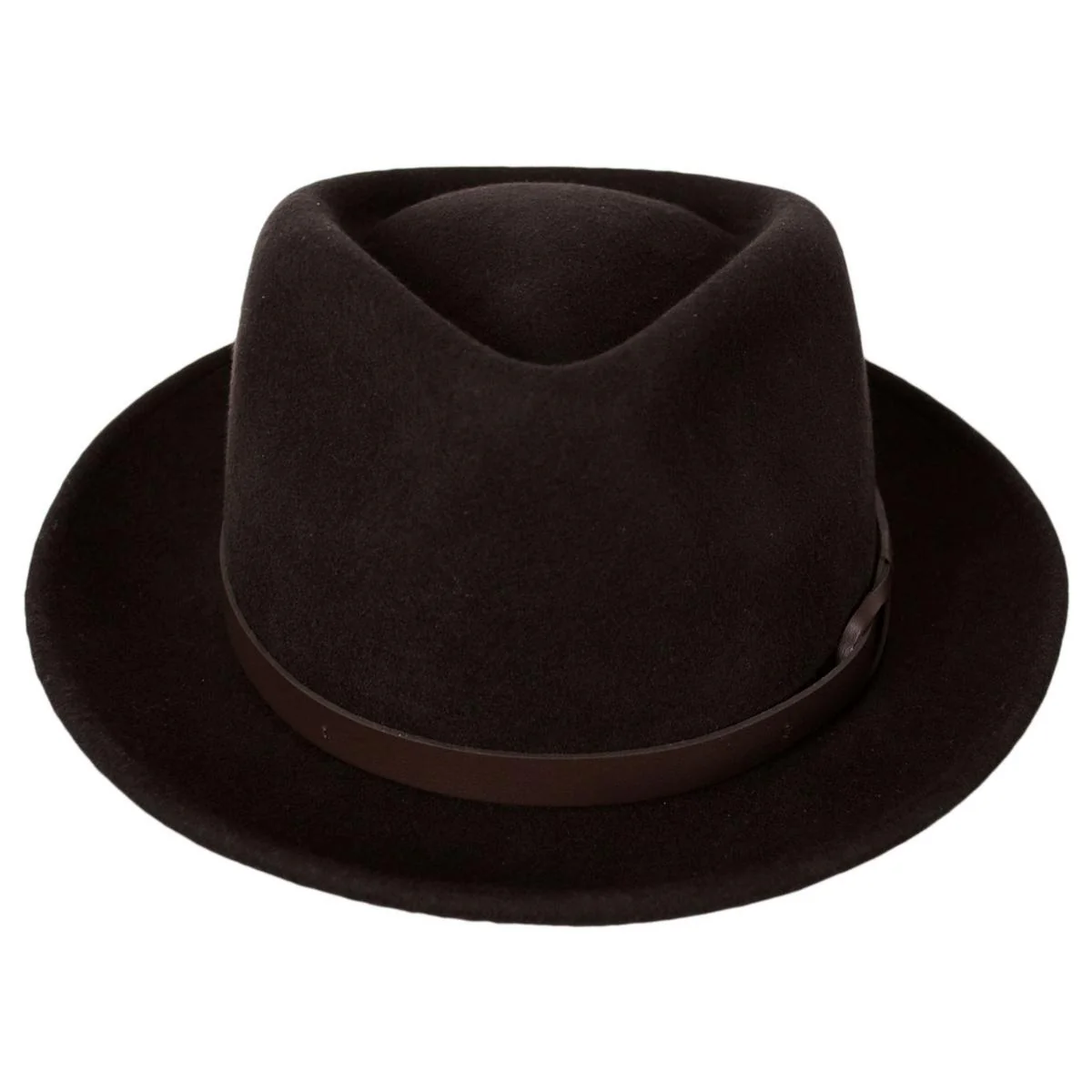 Wool Felt Teardrop Fedora Hat - Made to Order - Image 3