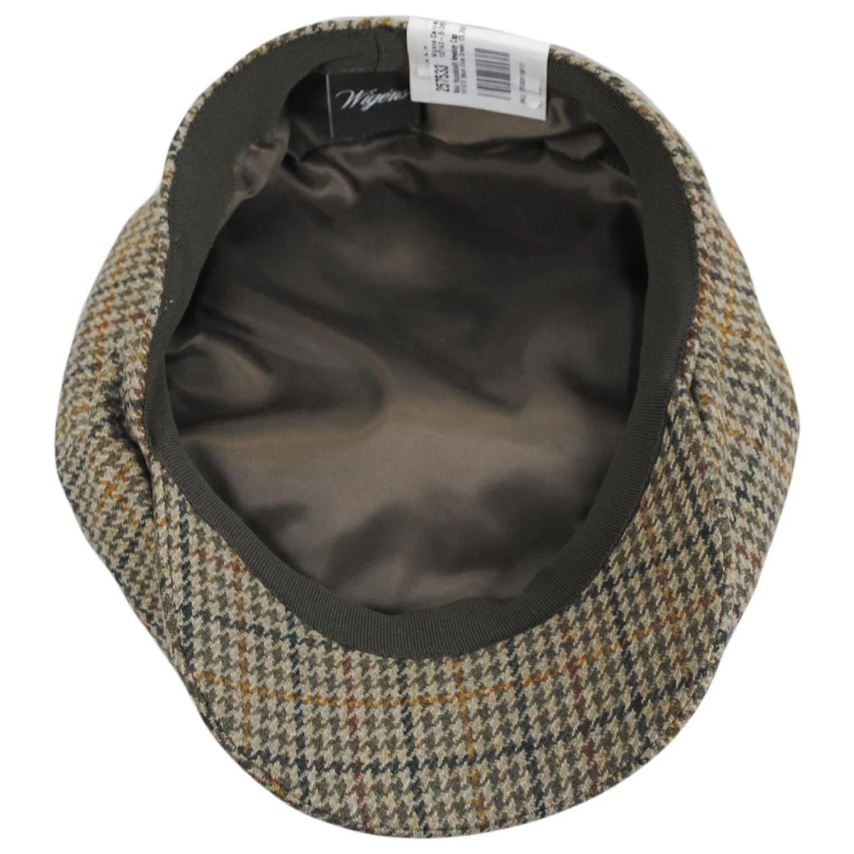 Wool Houndstooth Newsboy Cap - Image 4