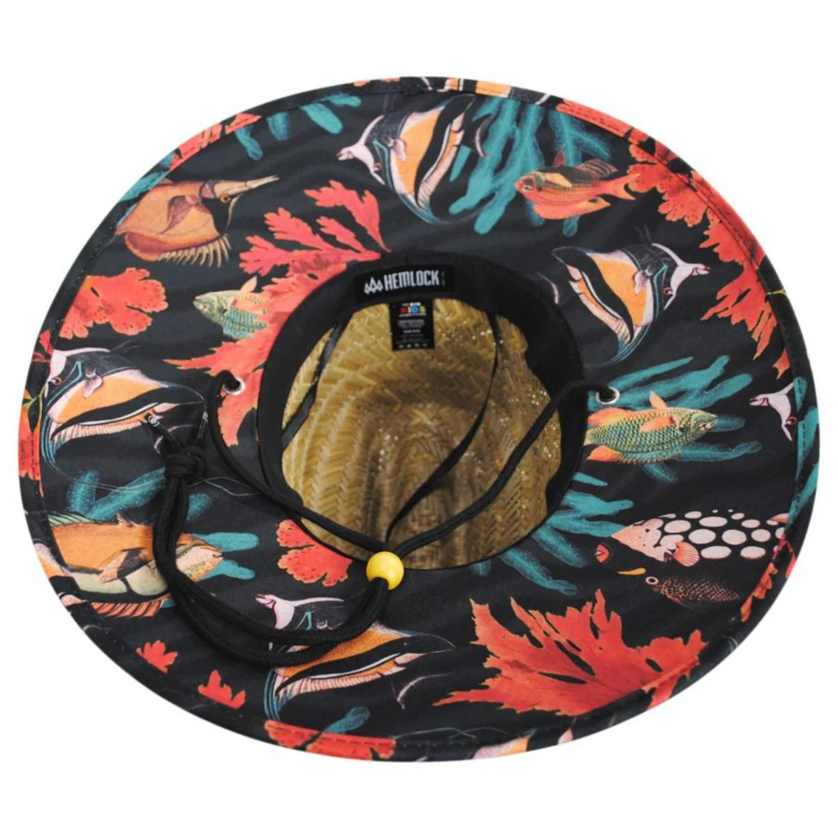 Youth Finley Rush Straw Lifeguard Hat - Image 4