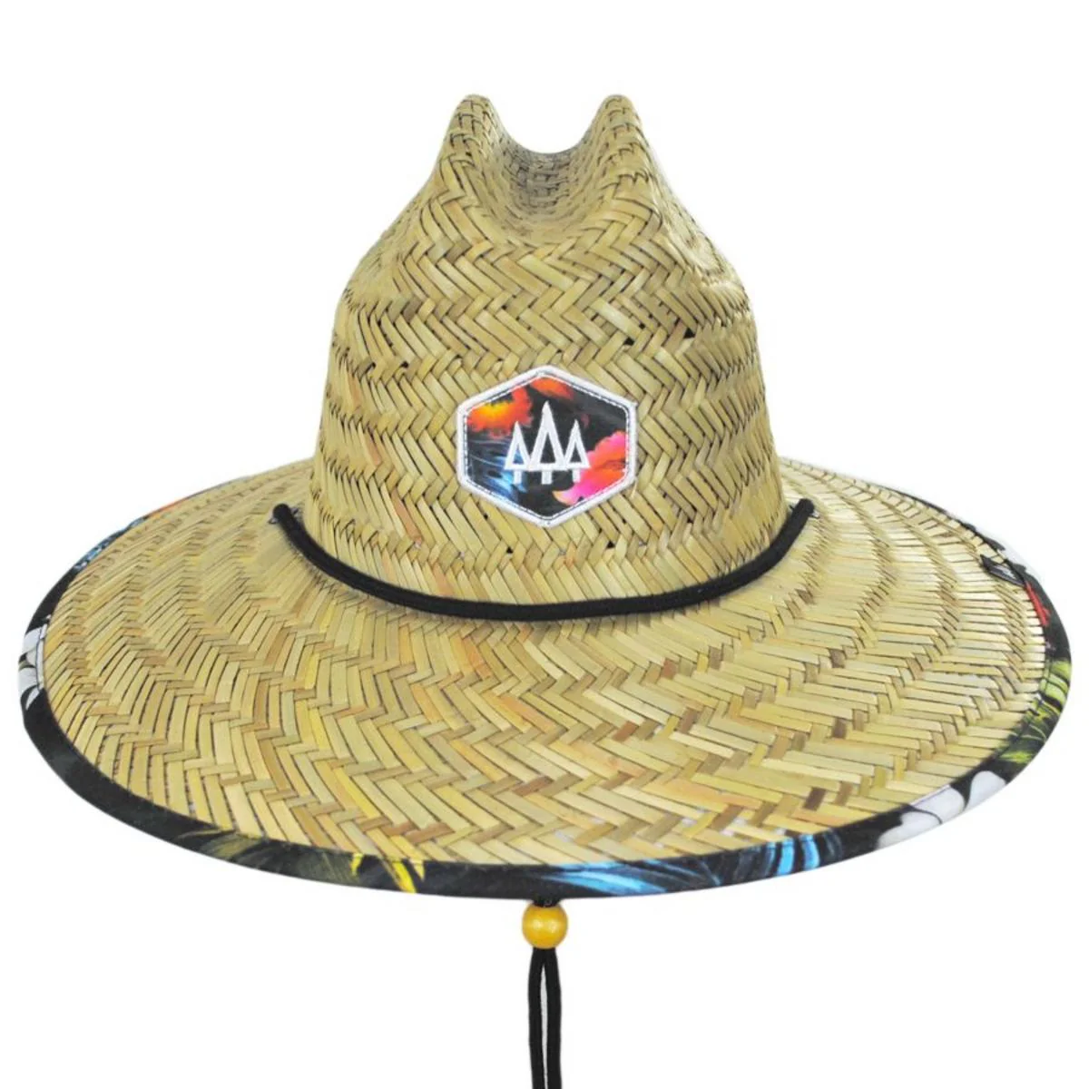 Youth Koa Straw Lifeguard Hat - Image 2