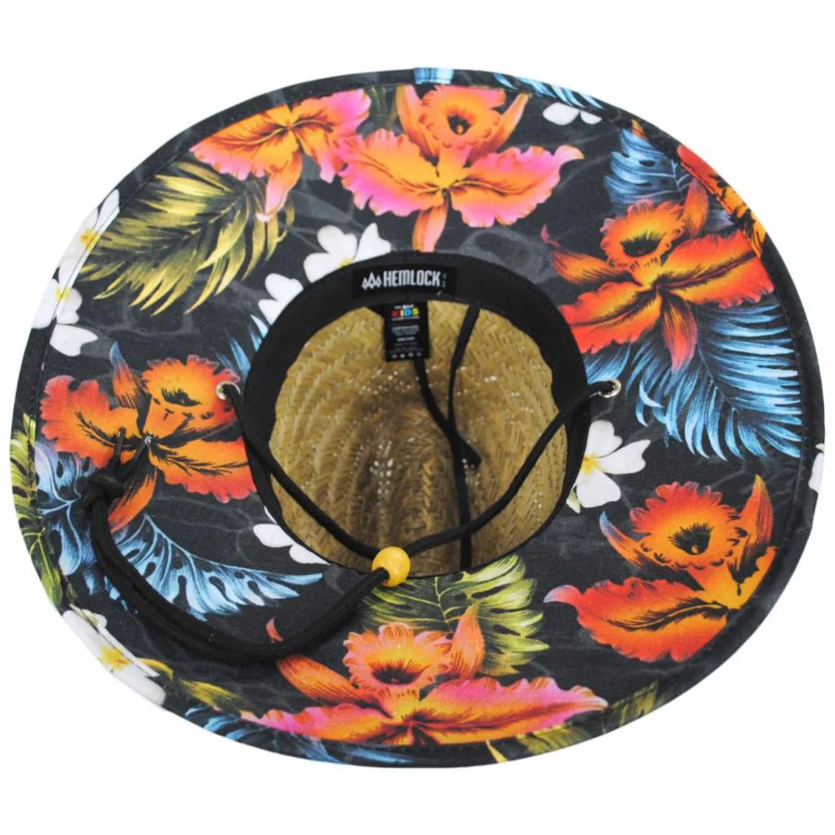 Youth Koa Straw Lifeguard Hat - Image 4