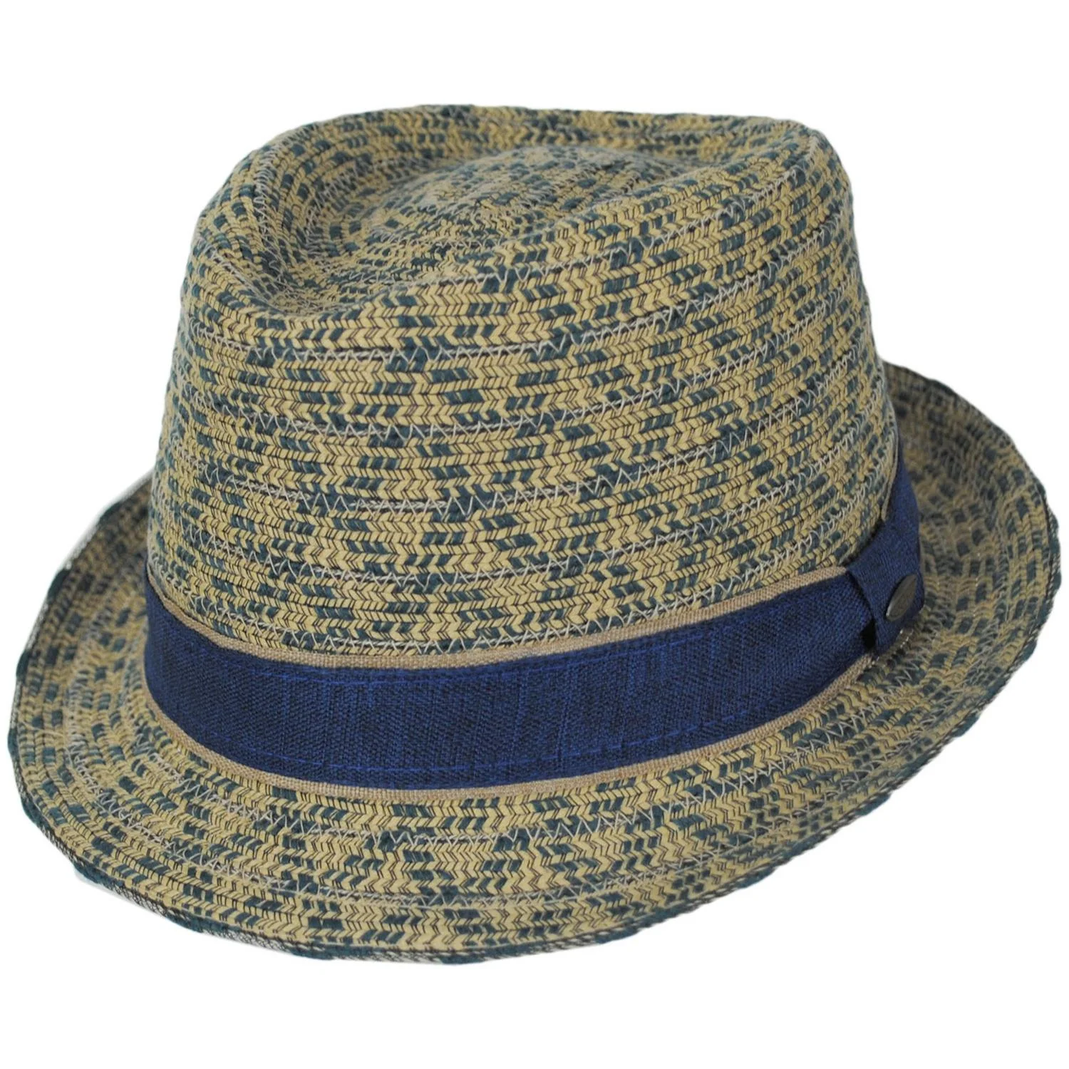 Zane Poly Cotton Braid Fedora Hat - Image 5